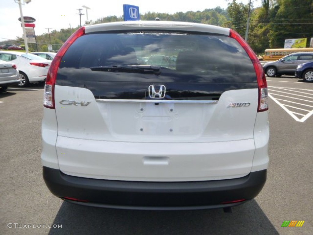 2014 CR-V EX AWD - White Diamond Pearl / Beige photo #4