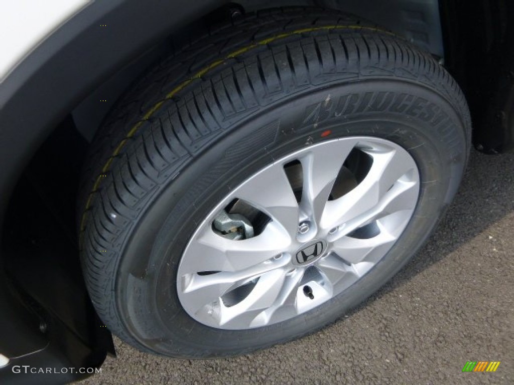 2014 CR-V EX AWD - White Diamond Pearl / Beige photo #9