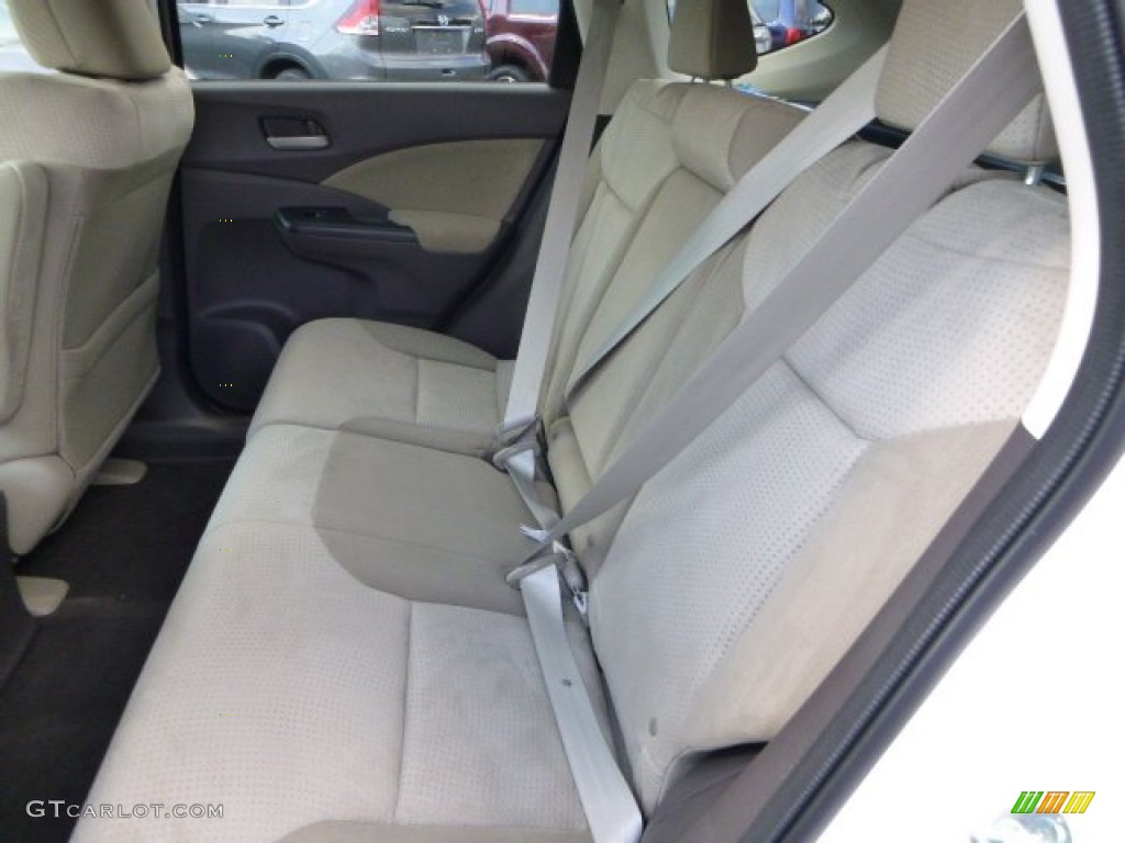 2014 CR-V EX AWD - White Diamond Pearl / Beige photo #11