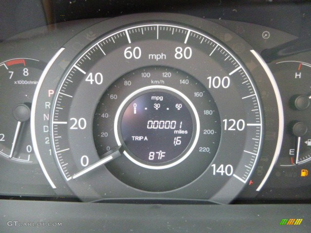 2014 CR-V EX AWD - White Diamond Pearl / Beige photo #19