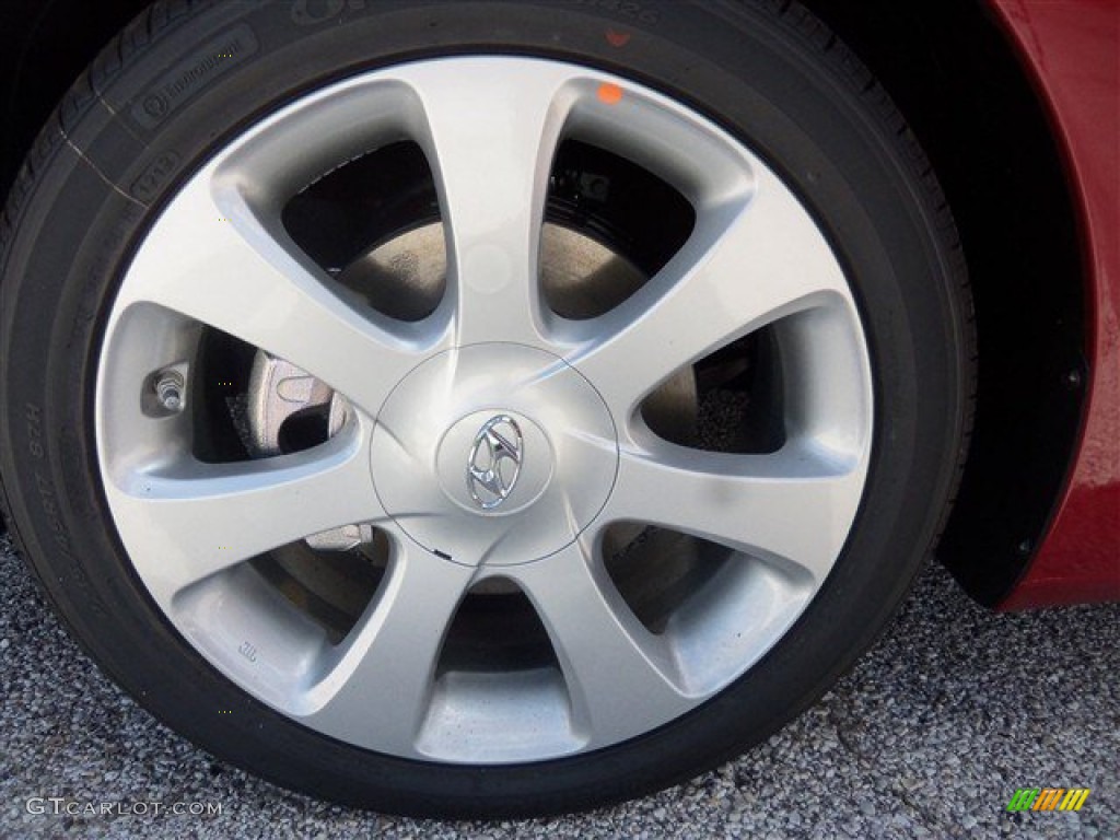 2013 Elantra Limited - Red Allure / Beige photo #7