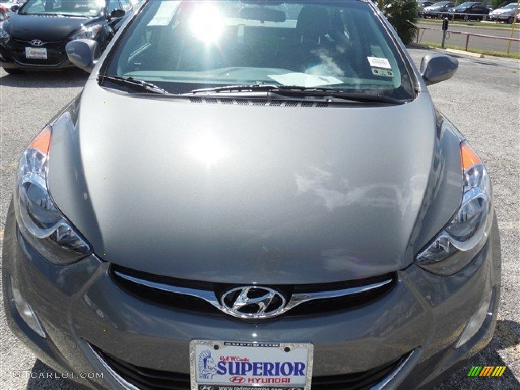 2013 Elantra GLS - Harbor Gray Metallic / Gray photo #1