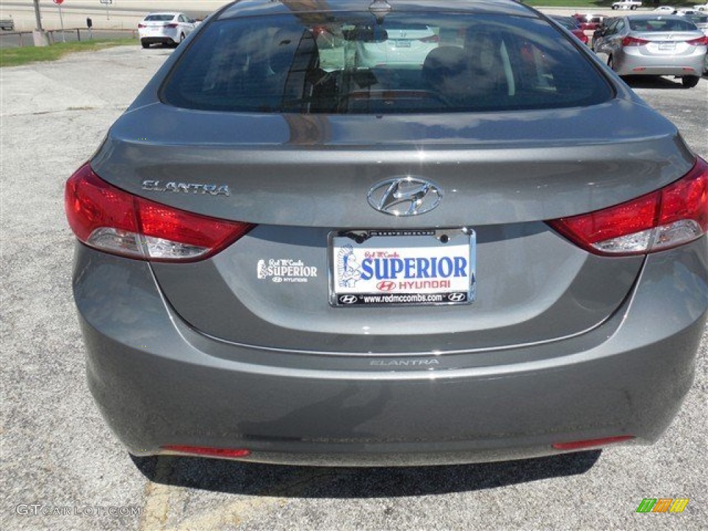 2013 Elantra GLS - Harbor Gray Metallic / Gray photo #3