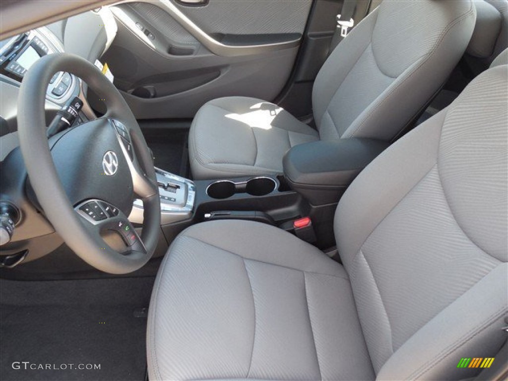 2013 Elantra GLS - Harbor Gray Metallic / Gray photo #4