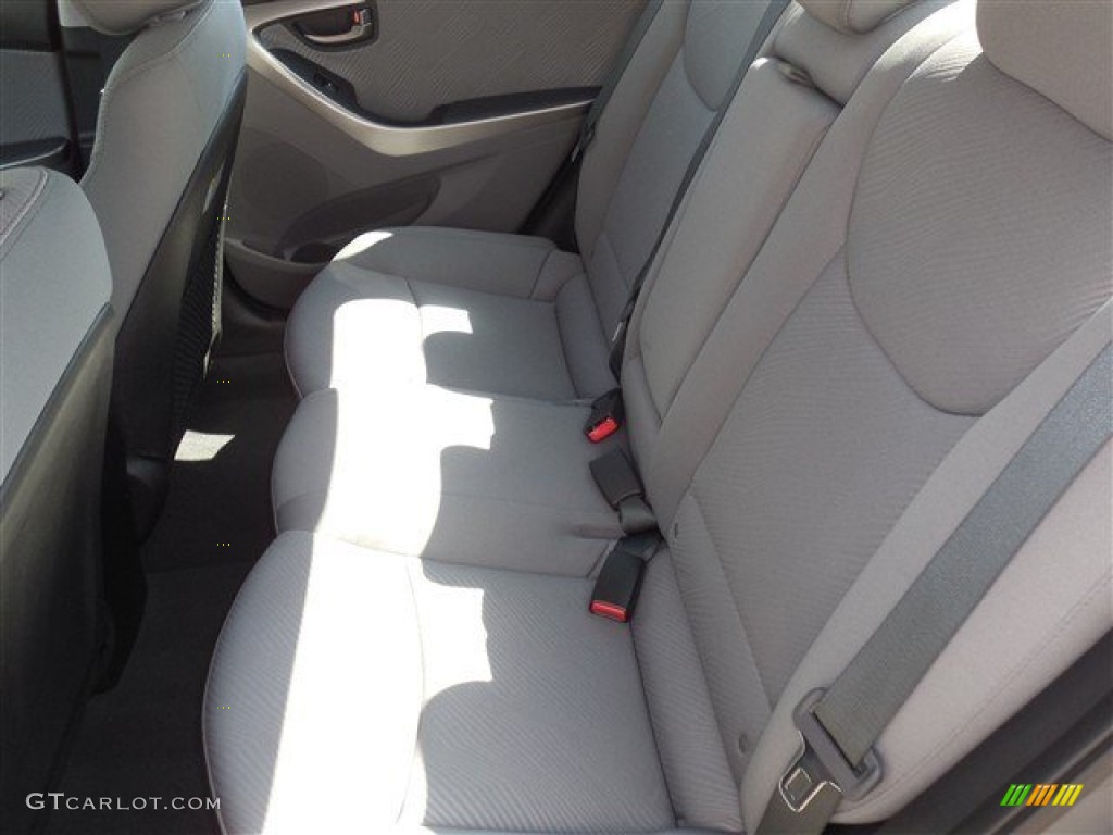2013 Elantra GLS - Harbor Gray Metallic / Gray photo #6