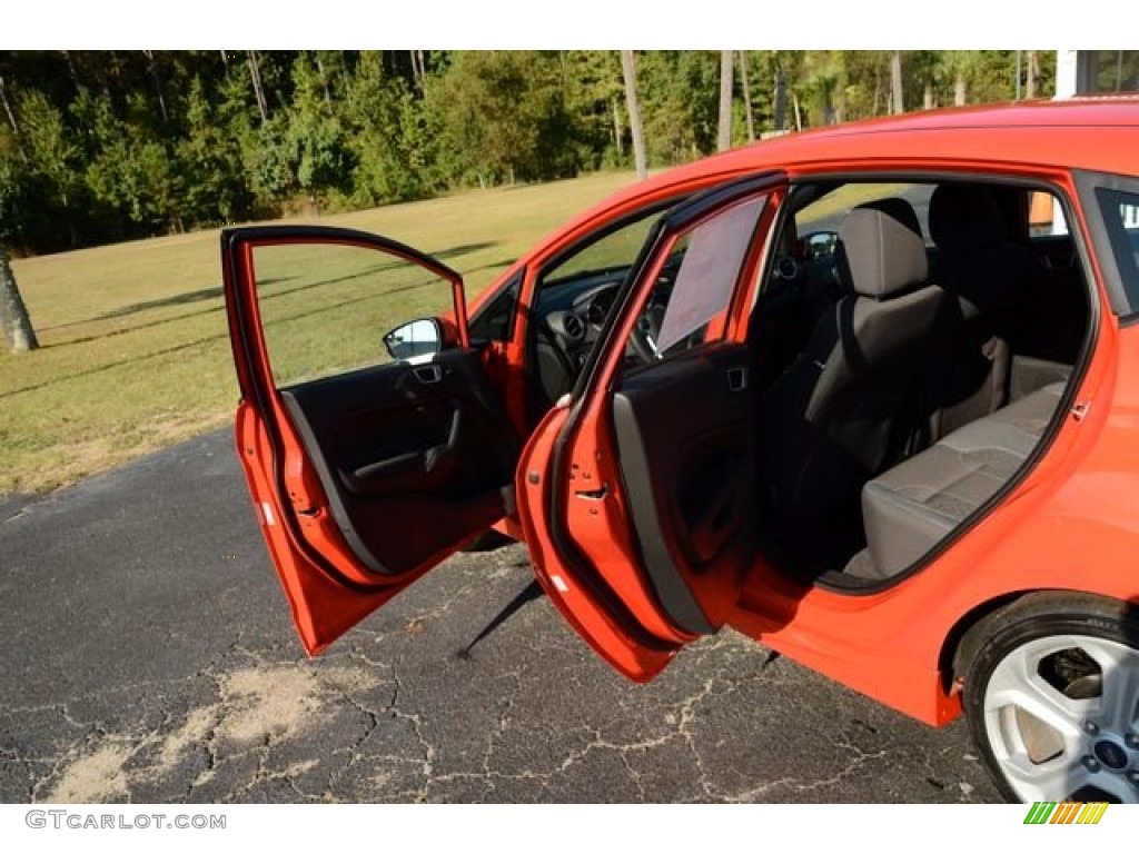 2014 Fiesta ST Hatchback - Molten Orange / ST Charcoal Black photo #11