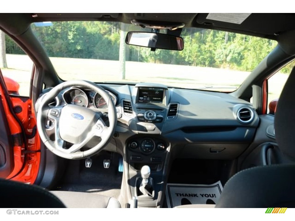 2014 Fiesta ST Hatchback - Molten Orange / ST Charcoal Black photo #13