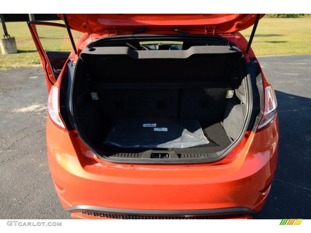 2014 Fiesta ST Hatchback - Molten Orange / ST Charcoal Black photo #14