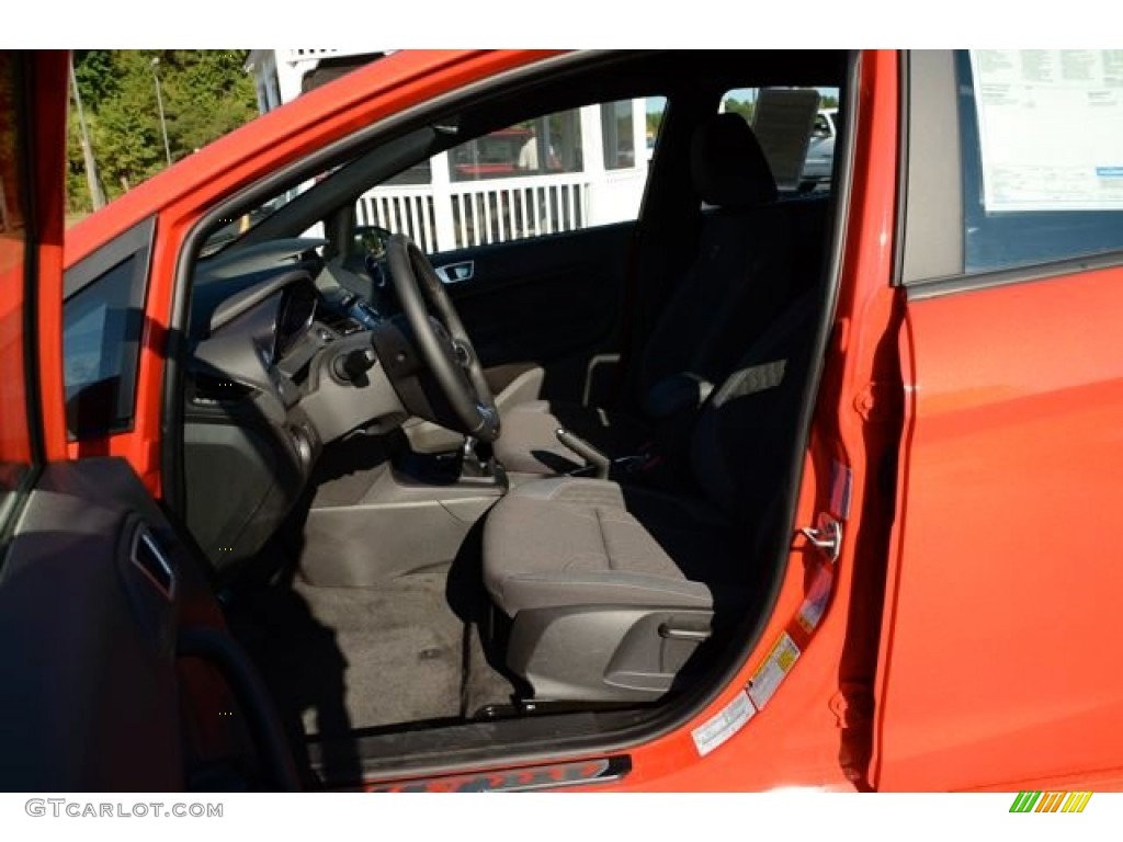 2014 Fiesta ST Hatchback - Molten Orange / ST Charcoal Black photo #18