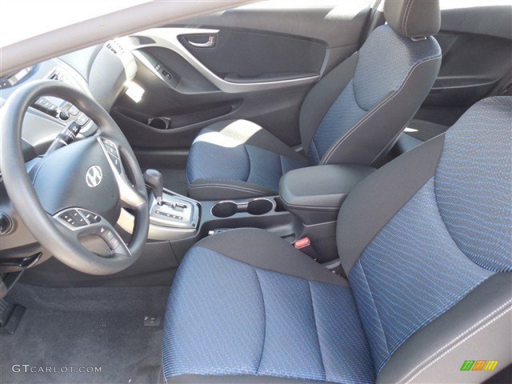 2013 Elantra Coupe GS - Monaco White / Beige photo #4