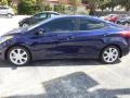 2013 Indigo Night Hyundai Elantra Limited  photo #2