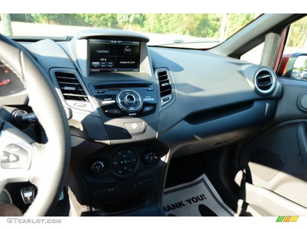 2014 Fiesta ST Hatchback - Molten Orange / ST Charcoal Black photo #28