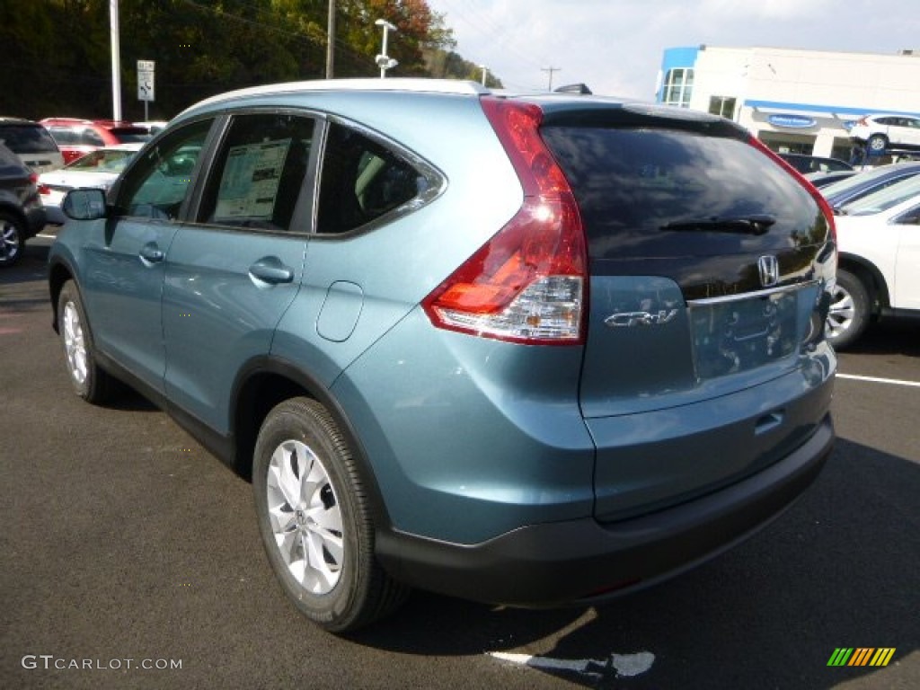 2014 CR-V EX-L AWD - Mountain Air Metallic / Beige photo #5