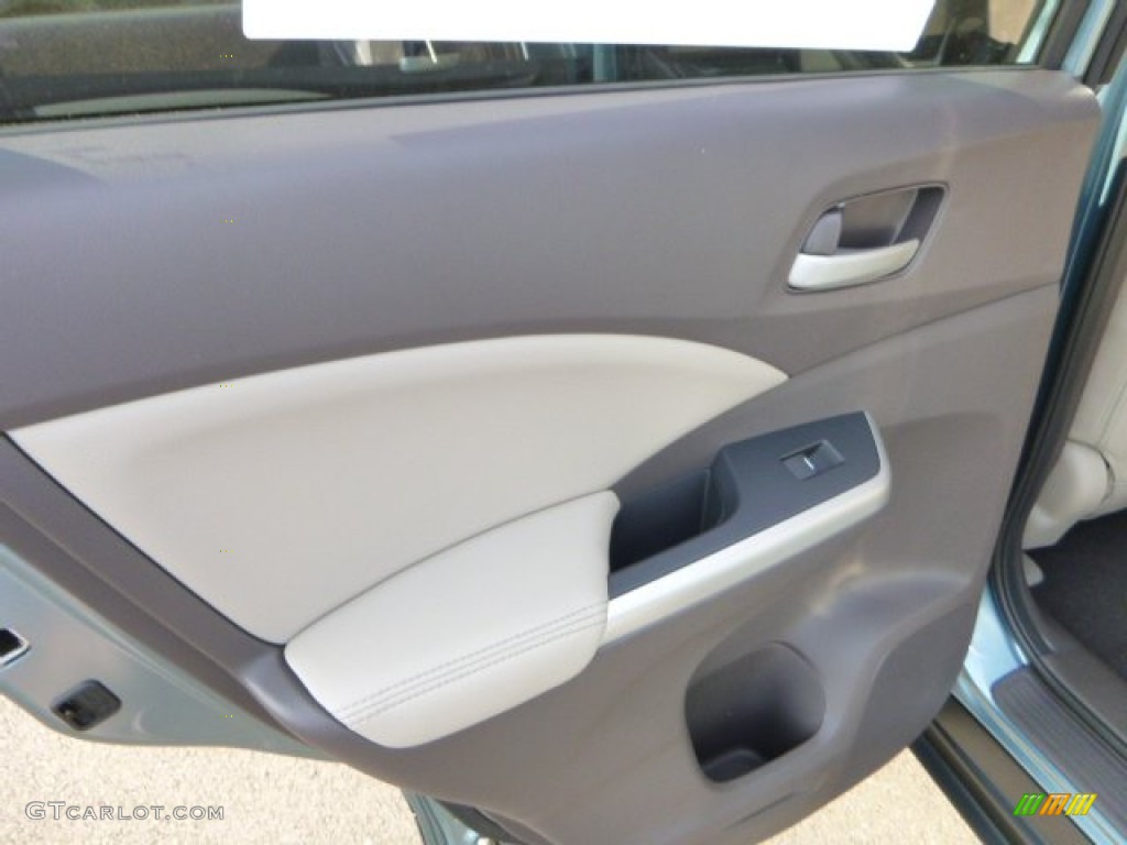 2014 Honda CR-V EX-L AWD Beige Door Panel Photo #86465389