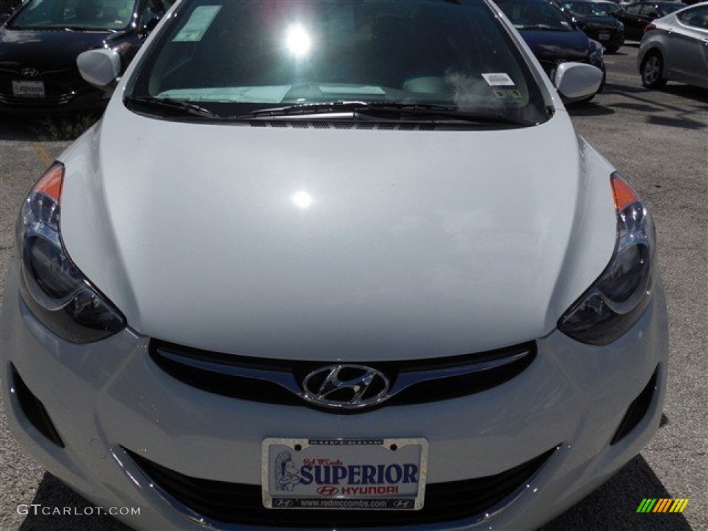 2013 Elantra GLS - Shimmering White / Beige photo #1