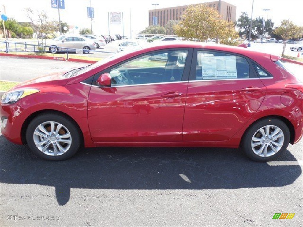 2013 Elantra GT - Red / Black photo #2