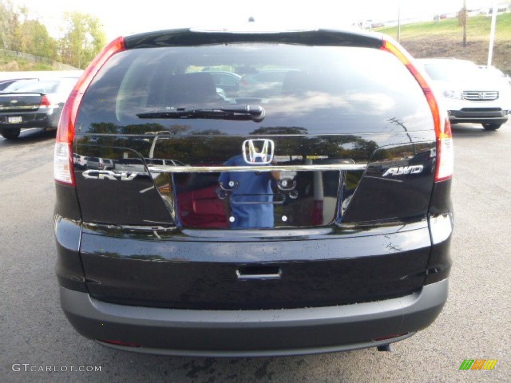 2014 CR-V EX AWD - Crystal Black Pearl / Black photo #4