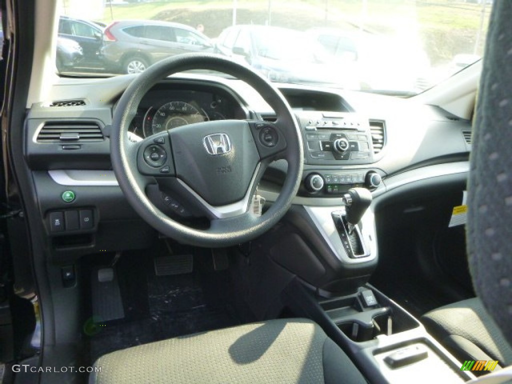 2014 CR-V EX AWD - Crystal Black Pearl / Black photo #12