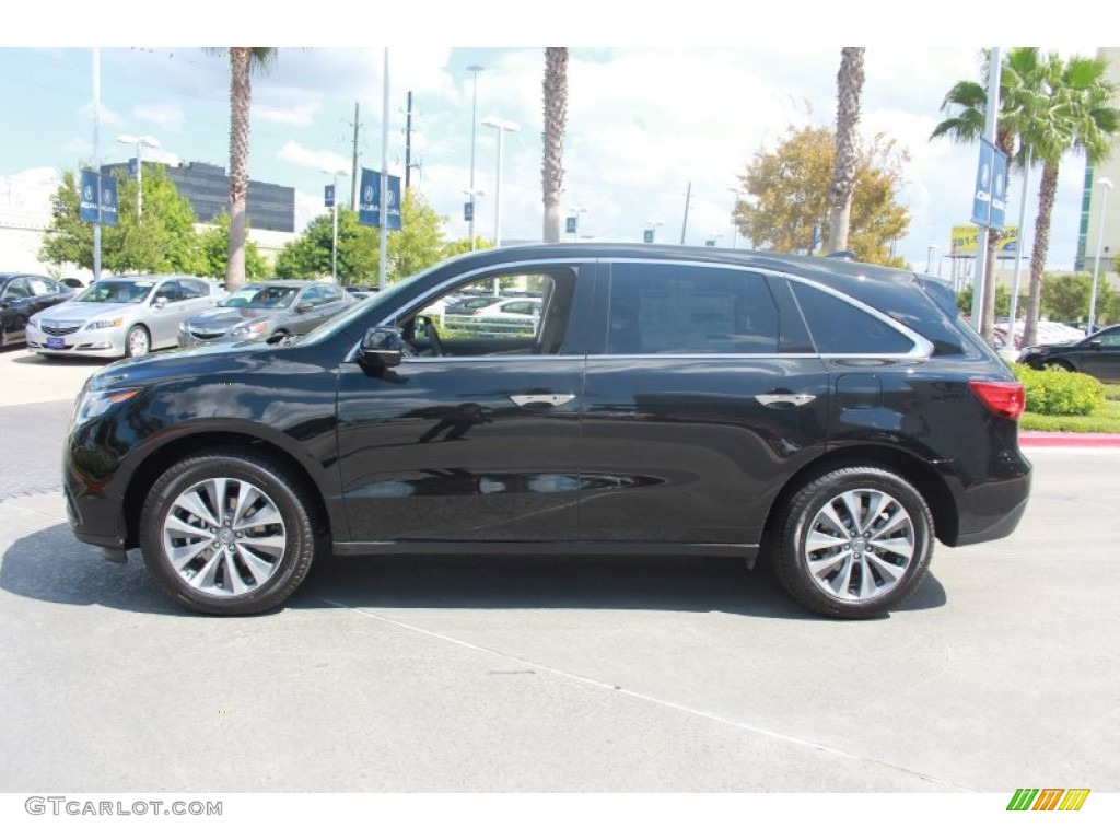 Crystal Black Pearl 2014 Acura MDX SH-AWD Technology Exterior Photo #86467641