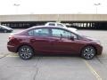 2013 Crimson Red Pearl Honda Civic EX Sedan  photo #2