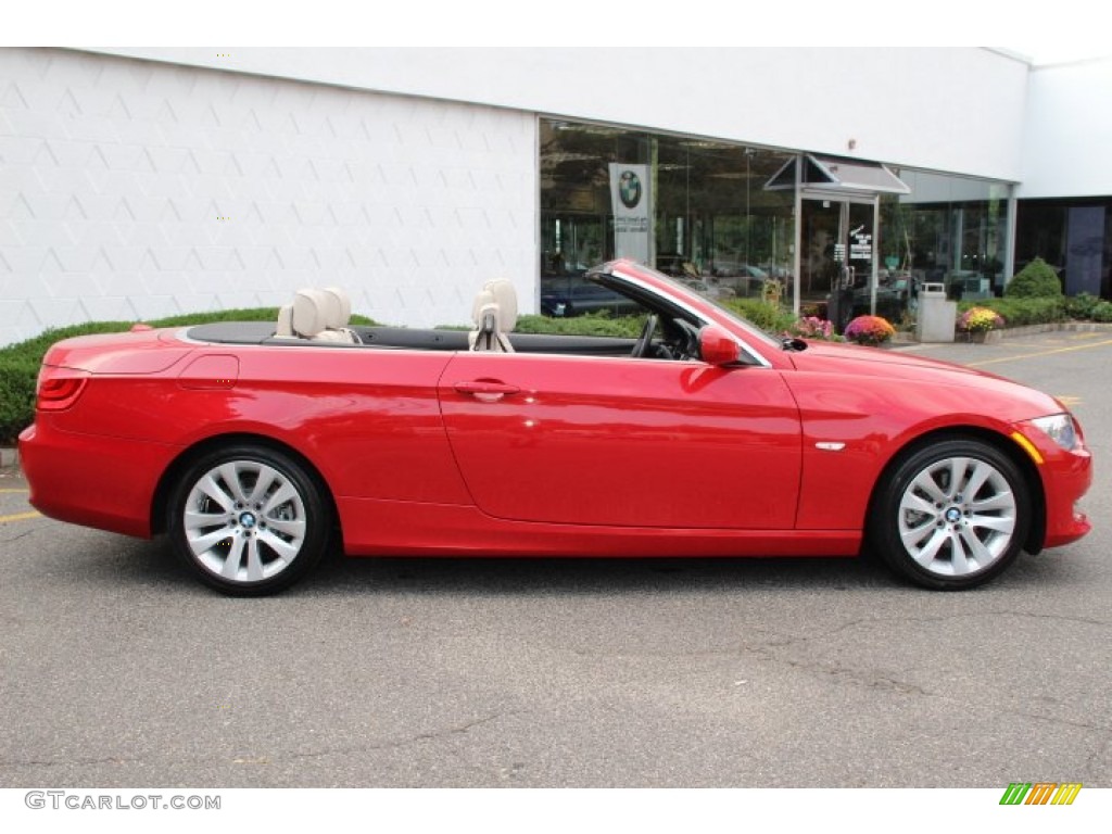 2013 3 Series 328i Convertible - Crimson Red / Oyster photo #2