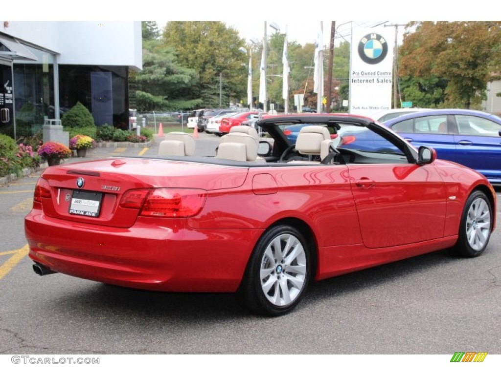 2013 3 Series 328i Convertible - Crimson Red / Oyster photo #3