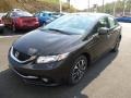 Kona Coffee Metallic - Civic EX-L Sedan Photo No. 7
