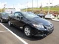 2013 Crystal Black Pearl Honda Civic LX Coupe  photo #1