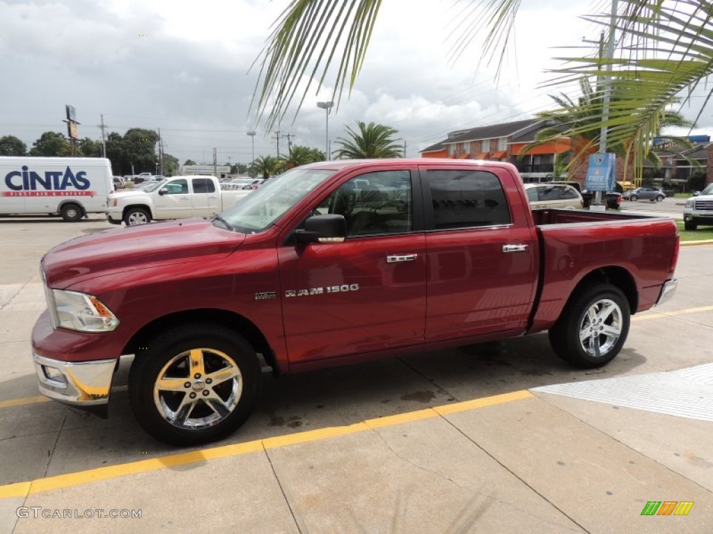 2011 Ram 1500 Sport Crew Cab - Deep Cherry Red Crystal Pearl / Dark Slate Gray/Medium Graystone photo #5