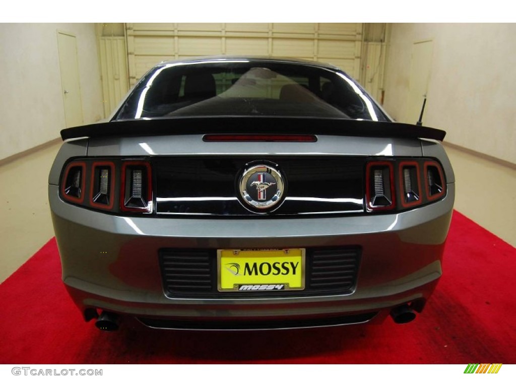 2013 Mustang V6 Coupe - Sterling Gray Metallic / Charcoal Black photo #5