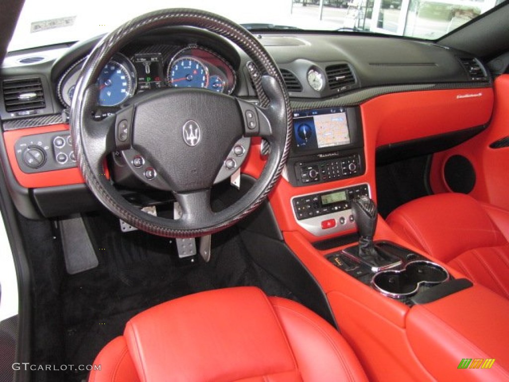 Rosso Corallo Interior 2010 Maserati GranTurismo S Photo #86473266