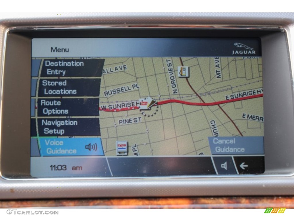 2011 Jaguar XF Sport Sedan Navigation Photo #86473341