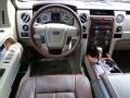 2010 Ford F150 Sienna Brown Leather/Black Interior Dashboard Photo