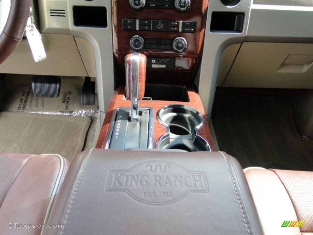 2010 F150 King Ranch SuperCrew - Oxford White / Sienna Brown Leather/Black photo #20