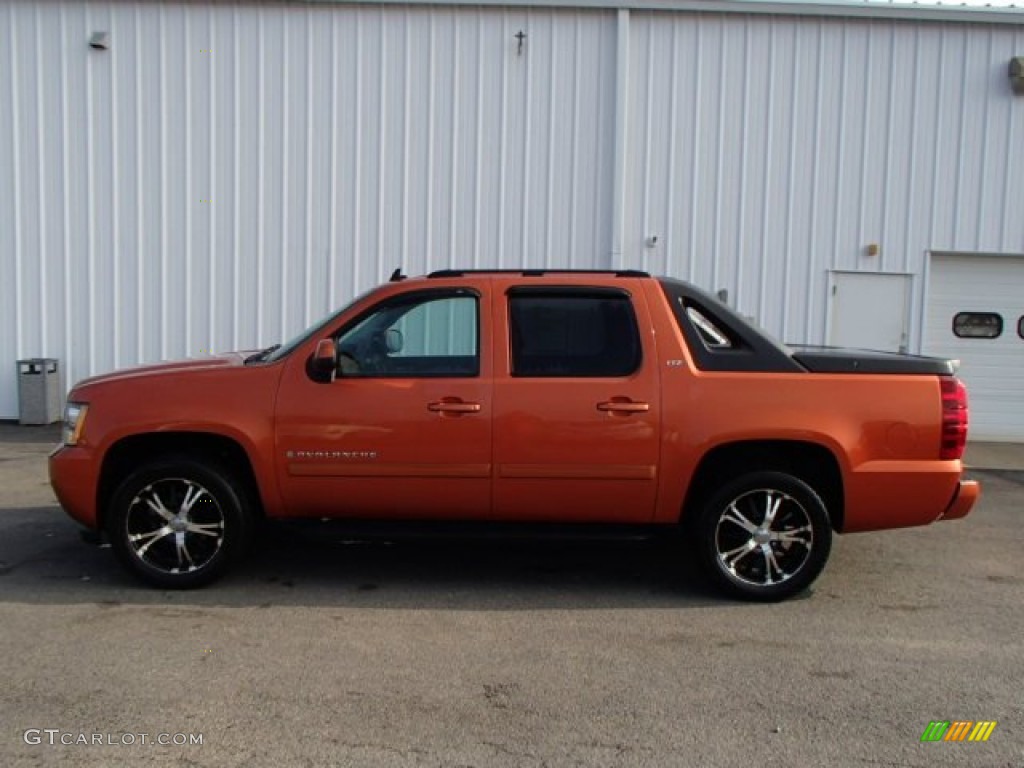 2007 Avalanche LTZ 4WD - Sunburst Orange Metallic / Ebony photo #1