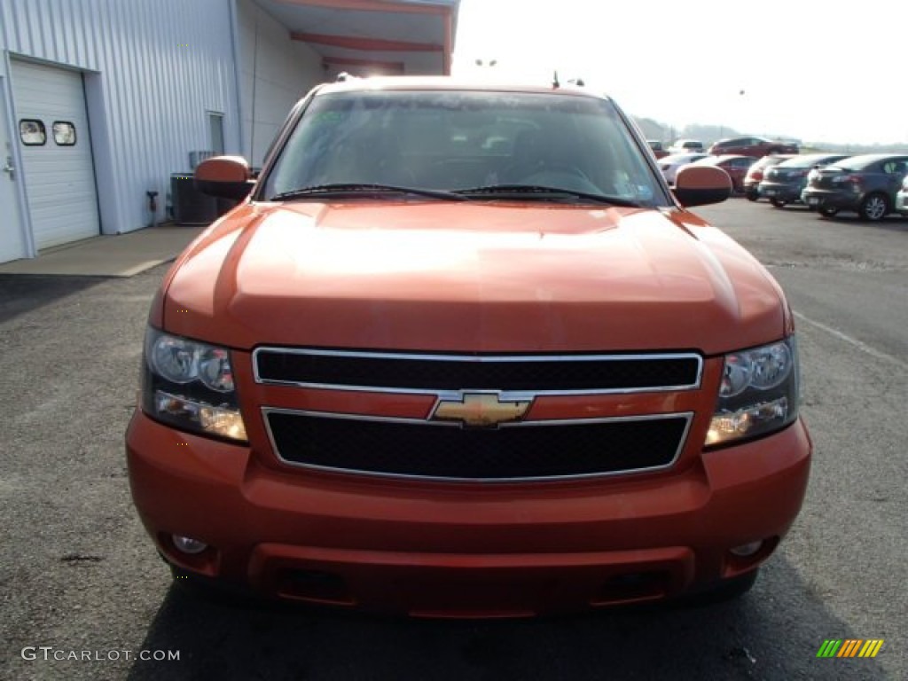2007 Avalanche LTZ 4WD - Sunburst Orange Metallic / Ebony photo #3