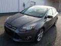 2013 Sterling Gray Ford Focus Titanium Sedan  photo #2