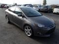 2013 Sterling Gray Ford Focus Titanium Sedan  photo #4