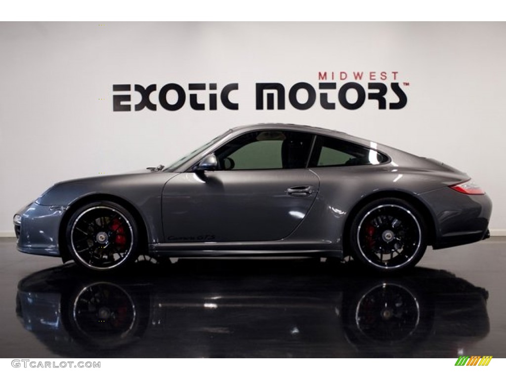2012 911 Carrera GTS Coupe - Meteor Grey Metallic / Black photo #1