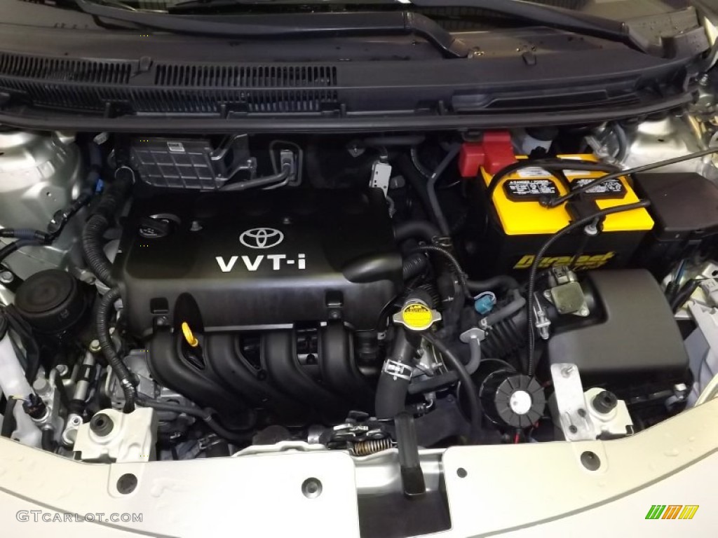 2008 Yaris Sedan - Olive Mist Metallic / Bisque photo #28