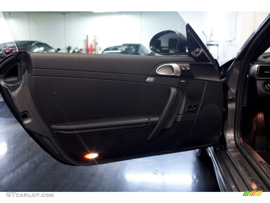 2012 Porsche 911 Carrera GTS Coupe Black Door Panel Photo #86478720