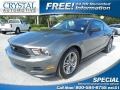 2011 Sterling Gray Metallic Ford Mustang V6 Premium Coupe  photo #1