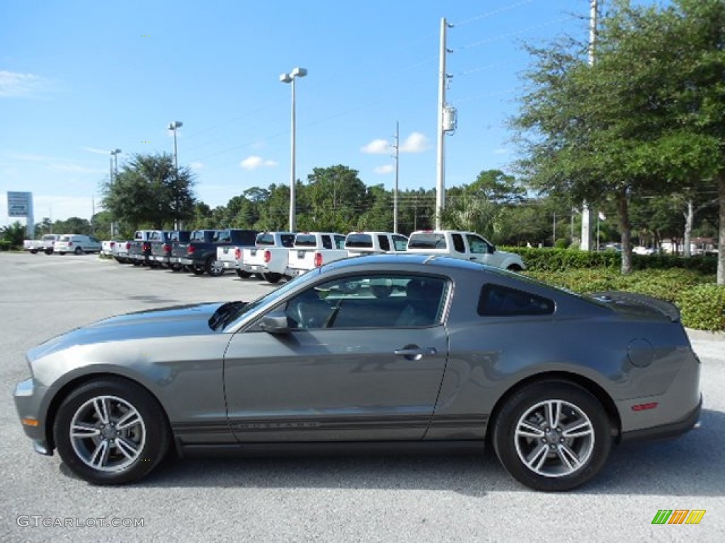 2011 Mustang V6 Premium Coupe - Sterling Gray Metallic / Charcoal Black photo #2