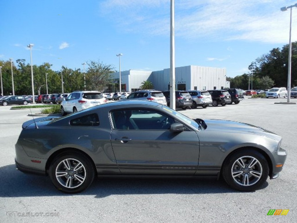 2011 Mustang V6 Premium Coupe - Sterling Gray Metallic / Charcoal Black photo #9