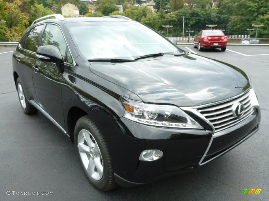 Obsidian Black 2014 Lexus RX 350 AWD Exterior Photo #86479581