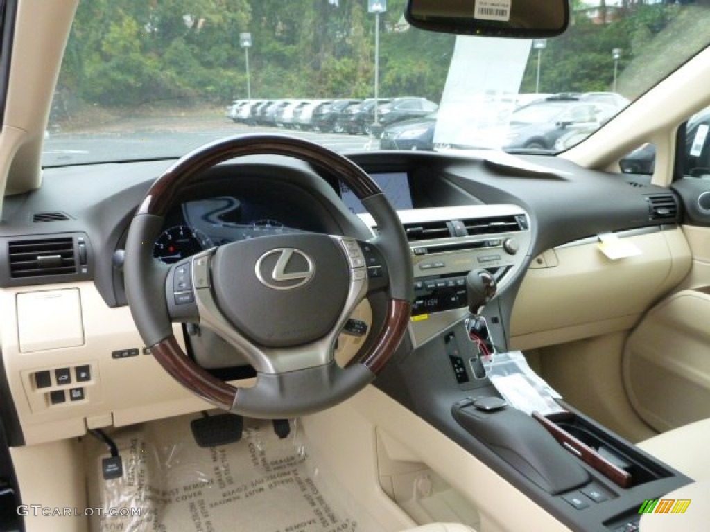 2014 Lexus RX 350 AWD Parchment Dashboard Photo #86479697