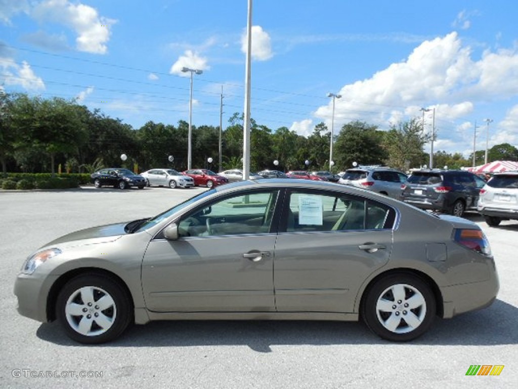 2008 Altima 2.5 S - Pebble Beach Metallic / Blond photo #2