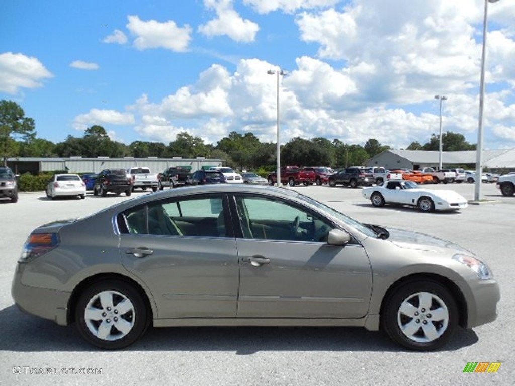 2008 Altima 2.5 S - Pebble Beach Metallic / Blond photo #10