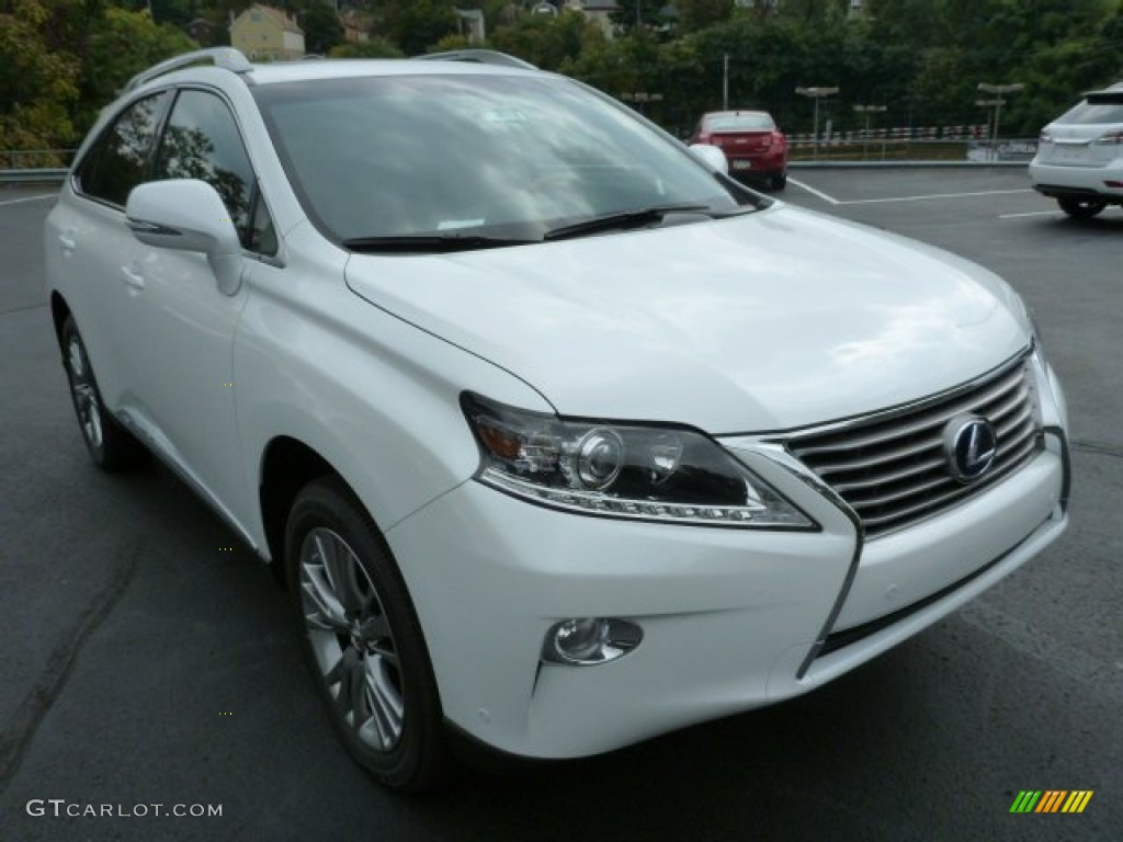 Starfire Pearl 2014 Lexus RX 450h AWD Exterior Photo #86480004