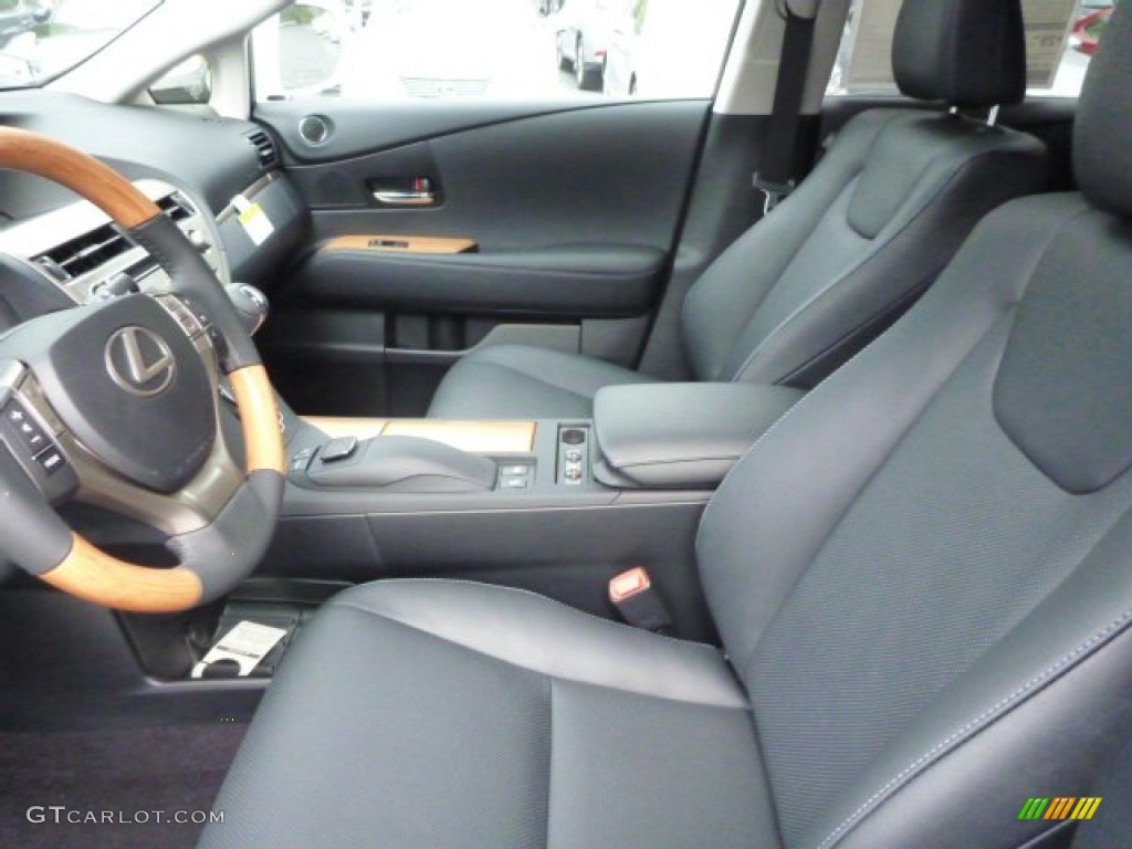 Black Interior 2014 Lexus RX 450h AWD Photo #86480094